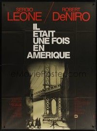 5h613 ONCE UPON A TIME IN AMERICA French 1p '84 Robert De Niro, James Woods, Sergio Leone!