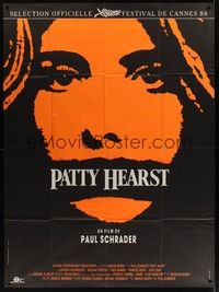 5h619 PATTY HEARST French 1p '88 great art of Natasha Richardson w/gag over her mouth, true story!
