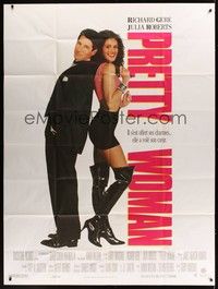 5h623 PRETTY WOMAN French 1p '90 sexiest prostitute Julia Roberts loves wealthy Richard Gere!