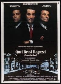 5h134 GOODFELLAS Italian 1p '90 Robert De Niro, Joe Pesci, Ray Liotta, Martin Scorsese classic!