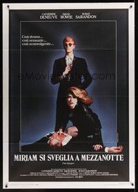 5h144 HUNGER Italian 1p '83 vampire Catherine Deneuve & rocker David Bowie!