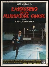 5h151 KILLING OF A CHINESE BOOKIE Italian 1p '76 John Cassavetes, Ben Gazzara on the run!