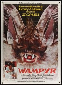 5h167 MARTIN Italian 1p '77 directed by George Romero, completely different vampire bat close up!