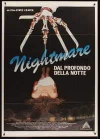 5h175 NIGHTMARE ON ELM STREET Italian 1p '84 Wes Craven, best completely different art by Mansur!