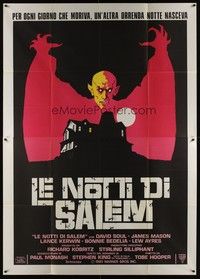 5h310 SALEM'S LOT Italian 2p '80 directed by Tobe Hooper & based on Stephen King novel!