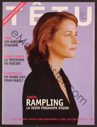 5h381 TETU French special 12x16 WC February 2001, Charlotte Rampling on gay/lesbian magazine cover!