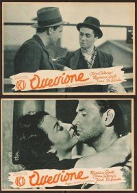 5h059 OSSESSIONE 20 Italian 10x15 pbustas '43 Luchino Visconti classic, many great scenes!
