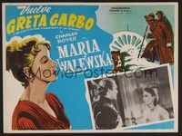 5j039 CONQUEST Mexican LC R70s Greta Garbo as Marie Walewska, Charles Boyer as Napoleon!