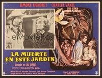 5j051 GINA Mexican LC '56 Luis Bunuel's La mort en ce jardin, Simone Signoret!