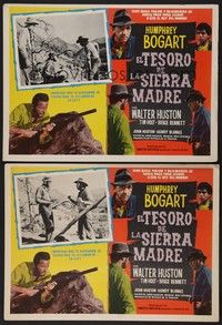 5j112 TREASURE OF THE SIERRA MADRE 8 Mexican LCs R60s Humphrey Bogart, Tim Holt & Walter Huston!