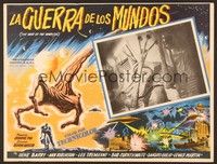 5j118 WAR OF THE WORLDS Mexican LC R90s H.G. Wells classic, great image of alien monster!