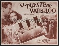 5j119 WATERLOO BRIDGE Mexican LC R60s close image of Vivien Leigh & Robert Taylor!