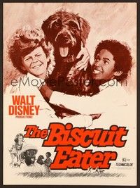 5j204 BISCUIT EATER pressbook '72 Earl Holliman, Patricia Crowley & Walt Disney dogs!