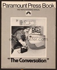 5j287 CONVERSATION pressbook '74 Gene Hackman is an invader of privacy, Francis Ford Coppola!
