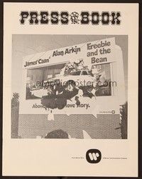 5j413 FREEBIE & THE BEAN pressbook '74 James Caan, Alan Arkin, image of car through billboard!
