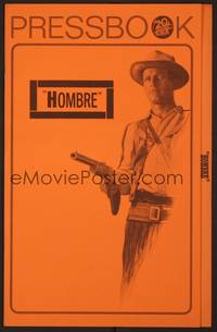 5j504 HOMBRE pressbook '66 Paul Newman, Fredric March, directed by Martin Ritt, it means man!