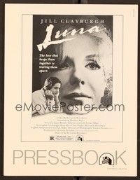 5j613 LUNA pressbook '79 Jill Clayburgh loves her son the wrong way, directed by Bertolucci!