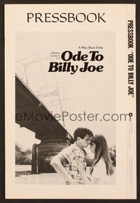 5j706 ODE TO BILLY JOE pressbook '76 Robby Benson & Glynnis O'Connor, based on Bobbie Gentry song!