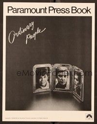 5j721 ORDINARY PEOPLE pressbook '80 Donald Sutherland, Mary Tyler Moore, directed by Redford!