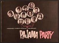 5j732 PAJAMA PARTY pressbook '64 Annette Funicello, Tommy Kirk, Buster Keaton!