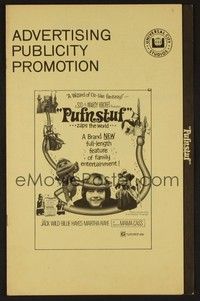 5j768 PUFNSTUF pressbook '70 Sid & Marty Krofft musical, wacky images of characters!