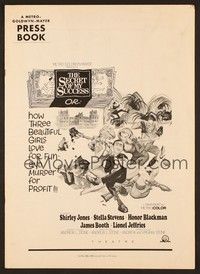 5j818 SECRET OF MY SUCCESS pressbook '65 artwork of sexy Shirley Jones & more by Frank Frazetta!