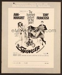 5j891 SWINGER pressbook '66 sexy Ann-Margret, Tony Franciosa, the bunniest picture of the year!