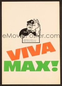5j954 VIVA MAX pressbook '70 great artwork images of Peter Ustinov, Jonathan Winters!