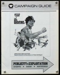 5j200 BIG BRAWL pressbook '80 early Jackie Chan, violent art, a kung fu fight to the finish!