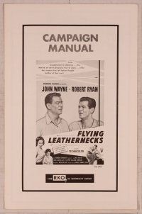 5j400 FLYING LEATHERNECKS pressbook R56 air-devils John Wayne & Robert Ryan, Howard Hughes!