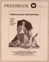 5j769 RAFFERTY & THE GOLD DUST TWINS pressbook '75 Alan Arkin, Machenzie Phillips, Harry Stanton!