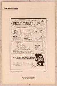 5j788 RETURN OF THE PINK PANTHER pressbook '75 Peter Sellers as Inspector Jacques Clouseau!