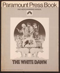 5j970 WHITE DAWN pressbook '74 Warren Oates, Timothy Bottoms, Lou Gossett, polar bears!