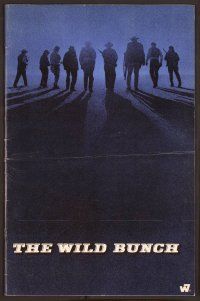 5j979 WILD BUNCH pressbook '69 Sam Peckinpah cowboy classic, William Holden & Ernest Borgnine!