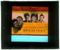 5k160 THIRTY SECONDS OVER TOKYO glass slide '44 Spencer Tracy, Robert Walker, Van Johnson, Thaxter