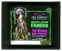 5k168 WOMAN GOD FORGOT glass slide '17 Cecil B. DeMille's gigantic spectacle, Geraldine Farrar!