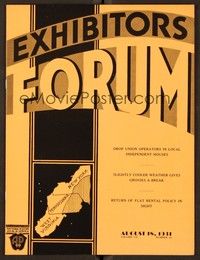 5k056 EXHIBITORS FORUM exhibitor magazine Aug 18, 1931 The Miracle Woman by Frank Capra is best!