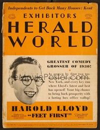 5k037 EXHIBITORS HERALD WORLD exhibitor magazine Nov 15, 1930 wonderful 2-page Dracula art ad!