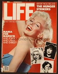 5k137 LIFE MAGAZINE magazine October 1981 great sexy Marilyn Monroe cover + collector profiles!