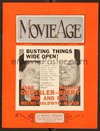 5k051 MOVIE AGE exhibitor magazine December 2, 1930 Marie Dressler & Wallace Beery in Min & Bill!