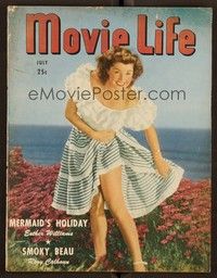 5k105 MOVIE LIFE magazine July 1947 sexy full-length Esther Williams from Fiesta by Mel Traxel!
