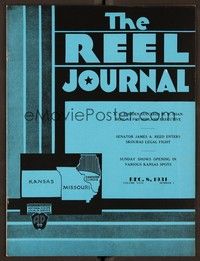 5k063 REEL JOURNAL exhibitor magazine December 8, 1931 Greta Garbo on the cover of Movie Gossip!