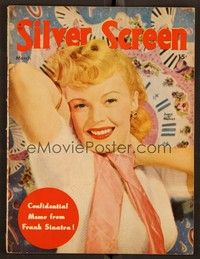 5k113 SILVER SCREEN magazine March 1948 great portrait of June Haver from Summer Lightning!