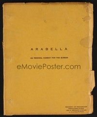 5k195 ARABELLA script '70s unproduced screenplay by Stephen Kandel!