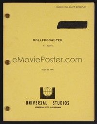 5k227 ROLLERCOASTER revised final draft script April 20, 1976 screenplay by Levinson & Link!