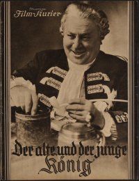 5k184 MAKING OF A KING German program '35 Emil Jannings & Werner Hinz as Frederic the Great!