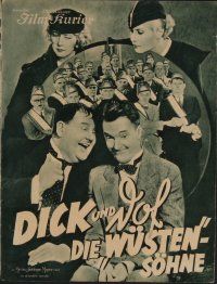 5k193 SONS OF THE DESERT German program '34 many different images of Stan Laurel & Oliver Hardy!