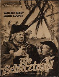 5k194 TREASURE ISLAND German program '34 Wallace Beery as Long John Silver, Jackie Cooper as Jim!