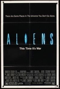5m038 ALIENS 1sh '86 James Cameron, there are some places in the universe you don't go alone!
