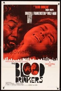 5m121 BLOOD DRINKERS 1sh '66 wild Filipino vampire horror begins where the classics leave off!